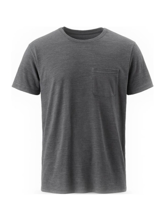 Icebreaker T-shirt Grijs 600266
 Maat L
 