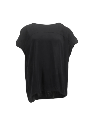 Opus T-shirt Zwart 600411
 Maat 42
 