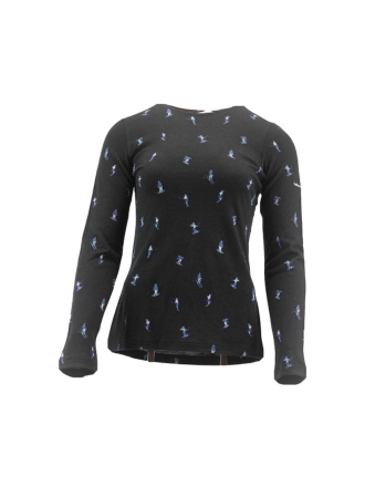 Icebreaker T-shirt Zwart 600507
 Maat XS
 