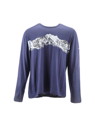 Icebreaker T-shirt Blauw 600509
 Maat XL
 