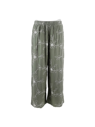 Peppermint Broek Groen 600547
 Maat L
 