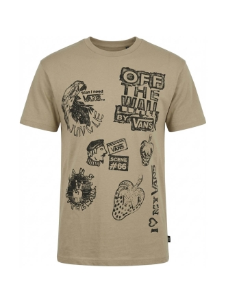Vans T-shirt Beige 600562
 Maat S
 