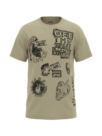 Vans T-shirt Groen 600663
 Maat XS
 