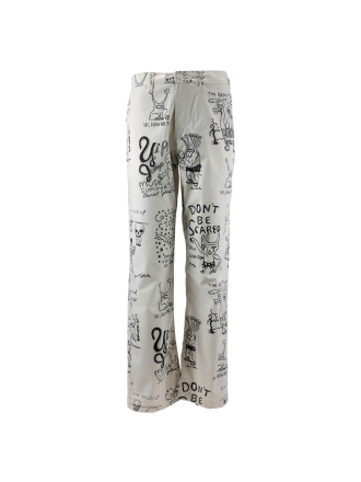 Vans Broek Wit 600760
 Maat 34
 
