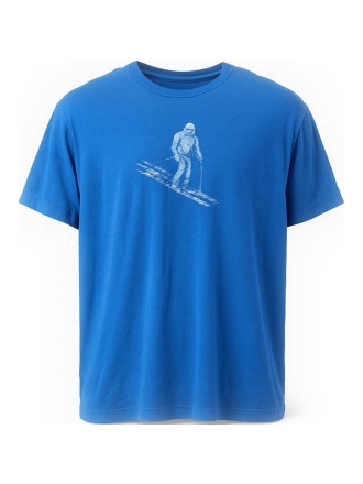 Icebreaker T-shirt Blauw 600842
 Maat XXL
 