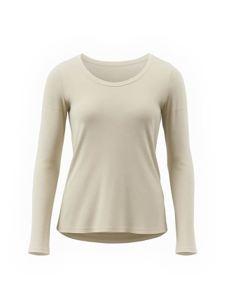 Icebreaker T-shirt Beige 600865
 Maat S
 