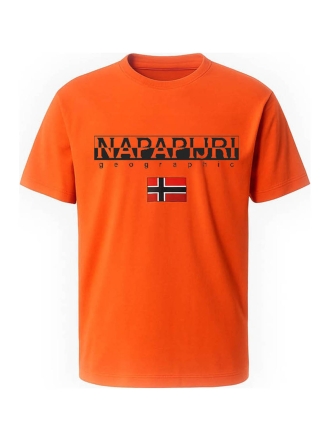 Napapijri T-shirt Oranje 600902
 Maat XL
 