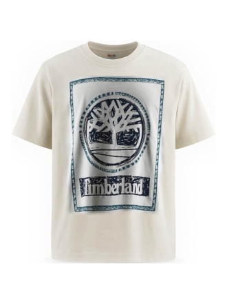 Timberland T-shirt Wit 601333
 Maat XL
 