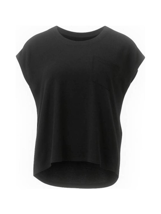 Street One T-shirt Zwart 601365
 Maat 34
 