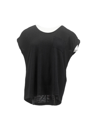 Street One T-shirt Zwart 601365
 Maat 34
 