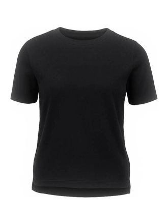Mango T-shirt Zwart 601375
 Maat M
 