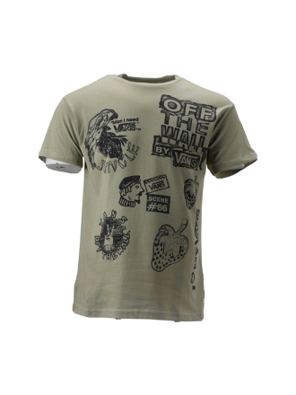 Vans T-shirt Beige 601407
 Maat XS
 