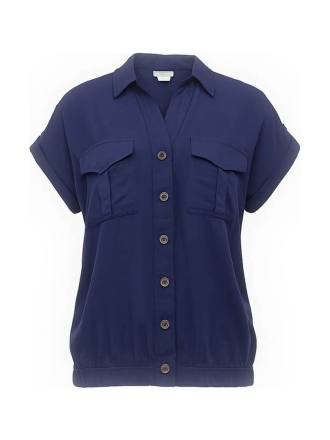 Atmosphere Blouse Blauw 601499
 Maat L
 