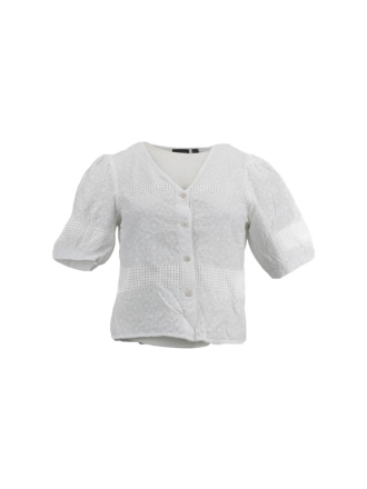 Pieces Blouse Wit 601505
 Maat S
 
