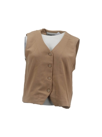 Only Gilet Beige 601688
 Maat 38
 