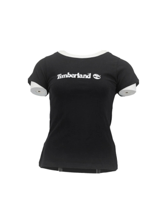 Timberland T-shirt Zwart 601834
 Maat XS
 