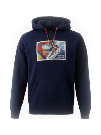 Napapijri Hoodie Blauw 602604
 Maat M
 